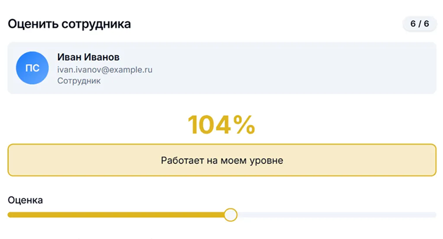 Экран Team Feel